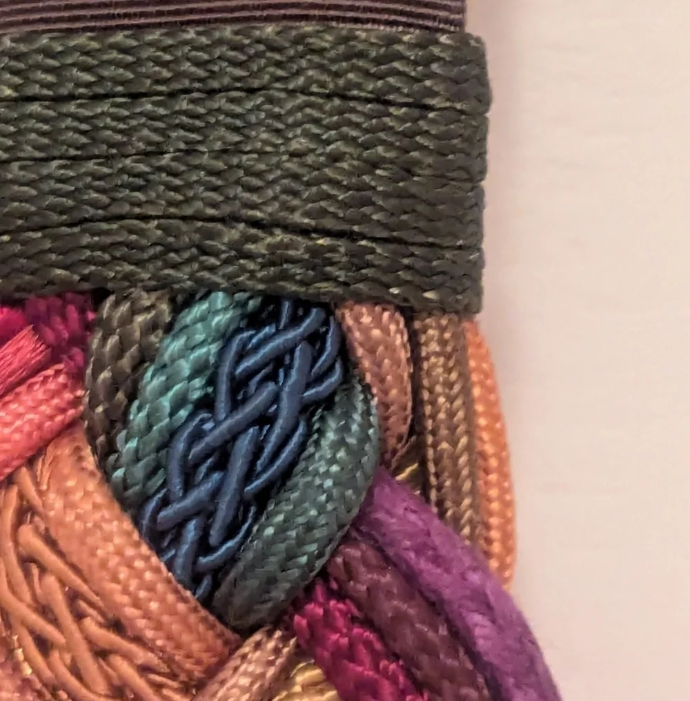 🌈Colorful Braided Belt Ione adjustable  boho artisan lagen look, hippie